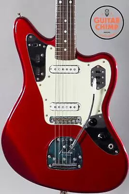 2006 Fender Japan Jaguar JG66-93 Old Candy Apple Red Matching Head-stock • $1399