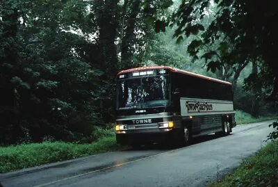 Towne & Coach Tours MCI Bus Kodachrome Original Kodak Slide • $1.99