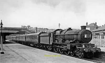 Railway Photo - Ilfracombe - Manchester Express Charging Up Through Lawren C1962 • £2