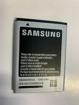 ORIGINAL SAMSUNG GALAXY ACE S5830 S5839 Li-ion BATTERY  EB494358UV Gio 5660 5670 • $23.90