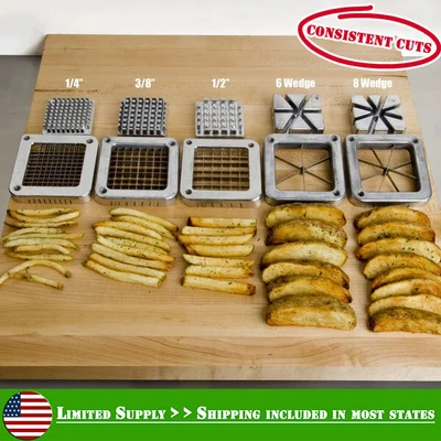 $61.95 • Buy Green Countertop Cast Iron French Fry Cutter Potato Straight Cutter Slicer  New
