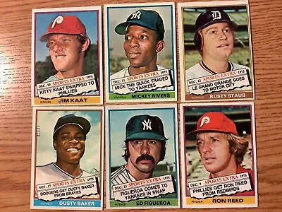 1976 Topps Traded Baseball Cards Complete Your Set U You Pick From List 27T-649T • $1.35