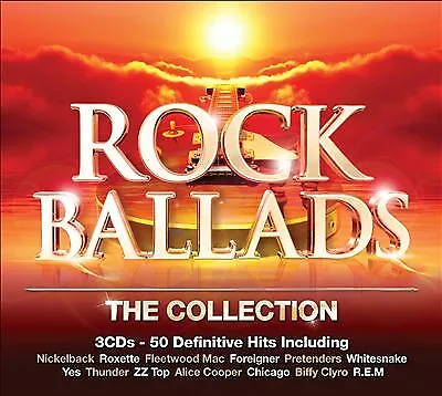 Various Artists : Rock Ballads: The Collection CD 3 Discs (2014) Amazing Value • £3.48