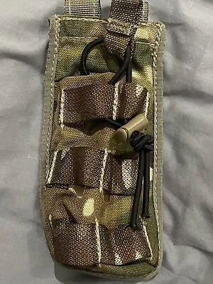 British Army MTP Osprey SA80 Single Mag Elastic Pouch Magazine Molle Used • £6