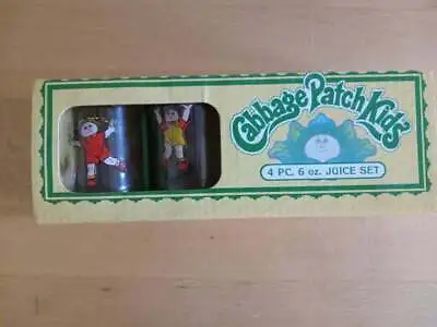 $9.99 • Buy 1984 Cabbage Patch Kids Juice Set 4 6 Oz. Juice Tumblers New In Orignal Package