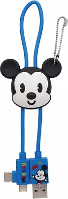 Disney Mickey Retro 3D Foam USB Cable Bag Clip [New Toy] Keychain • $12.73