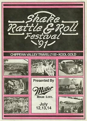  Rock Legends  Multi  Signed Shake Rattle Roll Festival Program • $199.99