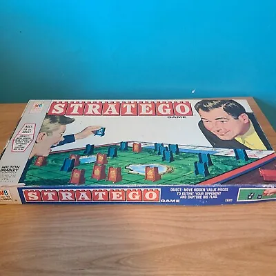 1970 Stratego War Strategy Board Game Milton Bradley • $10