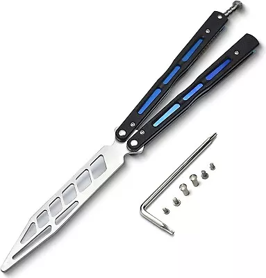 Butterfly Knife Which Won't Cut Your Fingers Can Be Used For Training And Practi • $59.49