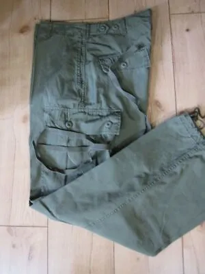 Vintage US Army Field Pants Vietnam 1st Cavalry Fieldtrouser Jungle Pants M64 • $61.40