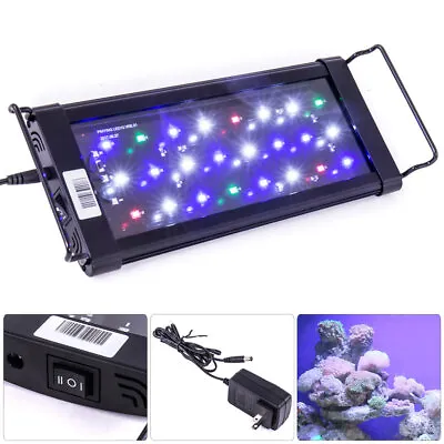 $103.99 • Buy 12 18 24 30 36 48 72 LED SMD Multi Color Aquarium Fish Tank Light Bar Extendable