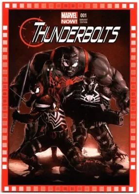 2013 UD Marvel Now!  CUTTING EDGE VARIANT COVER  Card #116-HA...THUNDERBOLTS #1 • $4