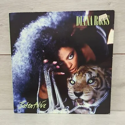 Diana Ross - Eaten Alive - 12'' Vinyl LP Record Album + Inner - 1985 - VG+ / VG+ • £9.99