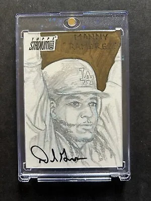 Manny Ramirez Boston Red Sox 2008 Topps Stadium Club 1/1 Sketch Card • $75