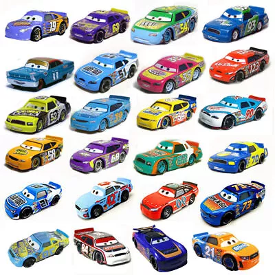 Disney Pixar Cars Lot Die-cast Piston Cup Racing Cars Digital Racing NO.42 NO.84 • $9.39