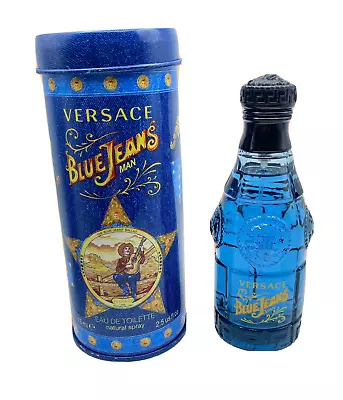 Versace Versus Blue Jeans Eau De Toilette Men's 2.5oz - AUTHENTIC RETAIL VERSION • $43.95