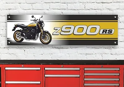 Br461b Kawasaki Z900rs Se Yellow Ball 2022 Inspired Workshop Banner Sign • $42.45