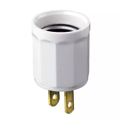 Outlet-To-Socket Light Plug White • $4.33