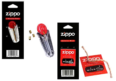 Zippo Lighter Zippo Flint Dispenser Zippo Wick Cigarette Lighter Essentials • £2.49