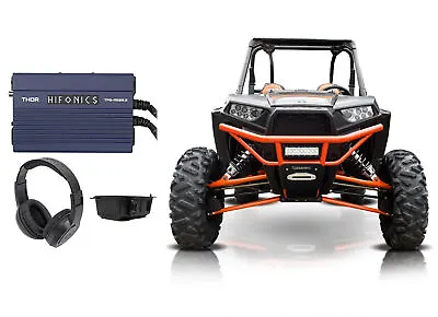 Hifonics TPS-A500.2 500w 2Ch Amp+Bluetooth Control+Headphones 4 RZR/ATV/UTV/Cart • $172.90