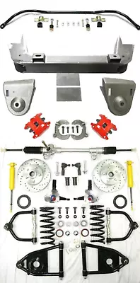 Chevy Car Mustang II Manual Front End Suspension Kit Drop Red WIlwood Sway Bar • $1953.95