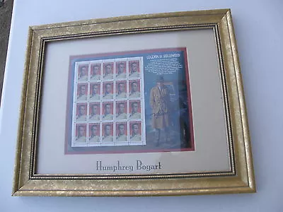 Humphrey Bogart Legends Of Hollywood Framed & Signed By Illustrator Michael Deas • $99.99