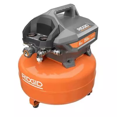 RIDGlD 6-Gallon Portable Electric Pancake Air Compressor 150 Maximum PSI • $158.82