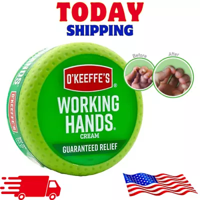O'Keeffe's Working Hands Hand Cream For Extremely Dry Cracked Hands 3.4 Ounce • $14.99