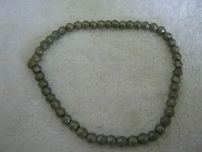 10  Strand 5.5mm Metalic Barrel Shaped YORUBA Nigeria African Trade Beads (08) • $19.99