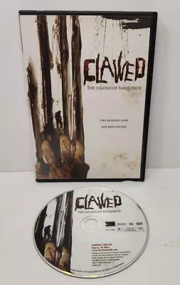 Clawed: The Legend Of Sasquatch (DVD 2006) - MILES O'KEEFE HORROR FILM FREE S/H • $10