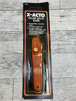 X-ACTO Hand Tool New In The Package No.8R Utility Knife - Vintage 1990 - NOS • $22.95