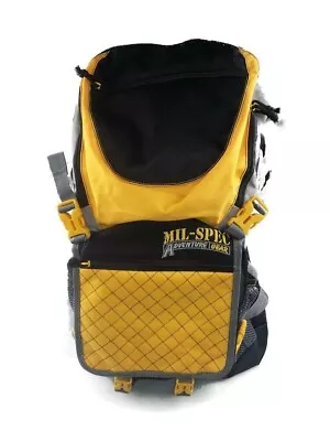 GOLD BLACK Mil-Spec Plus Civilian 28 Liter Backpack With Removable Rain Cover • $64.99