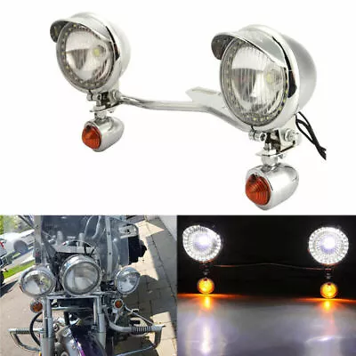 $95.99 • Buy Passing Light Bar & Turn Signals For Yamaha V-Star Vstar V Star XVS 1100 Custom
