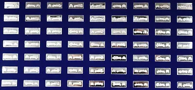 £499.95 • Buy Sterling Silver Classic Cars Ingot Collection .925 X 63 BOX Franklin Mint + COA 