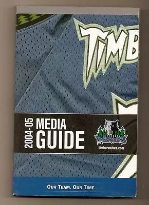 2004-05 Minnesota Timberwolves Media Guide NBA Basketball • $24.52