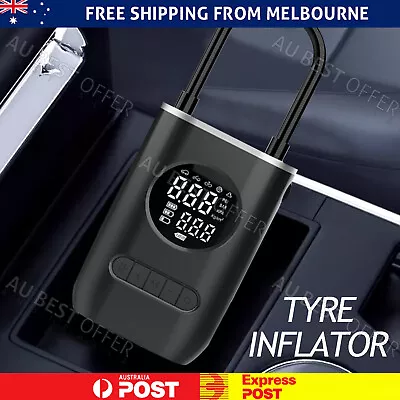 Automatic Cordless Car Tyre Inflator Handheld LCD Digital Air Compressor Pump AU • $39.95