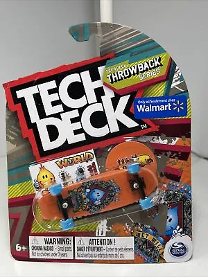 Tech Deck World Industries Wet Willy Blue Wheels Walmart Throwback Rare NIB • $10.80