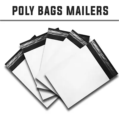 Poly Bags Mailers 10X13 / 12X15 / 14X19 Plastic Shipping Package Envelopes • $14.99