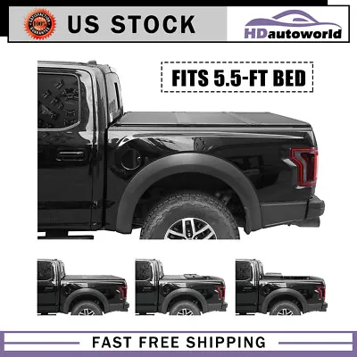 5.5ft Bed Hard 3-Fold Truck Bed Tonneau Cover For 2004-2020 Ford F150 New • $268.46