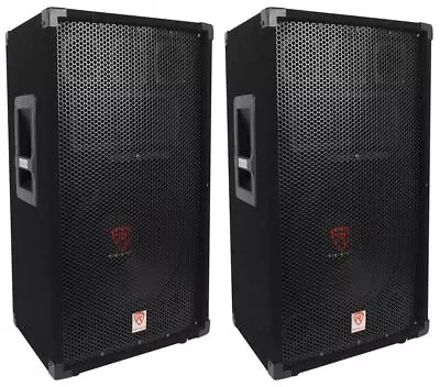 (2) Rockville RSG12 12” 3-Way 1000 Watt 8-Ohm Passive DJ/Pro Audio PA Speaker • $264.90