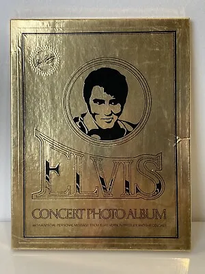 Boxcar Enterprises ELVIS Presley Concert Photo Album 1977 With Certificate Nice! • $22.99