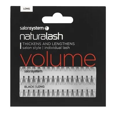 Salon System Individual Lashes Black - Long • £5.25