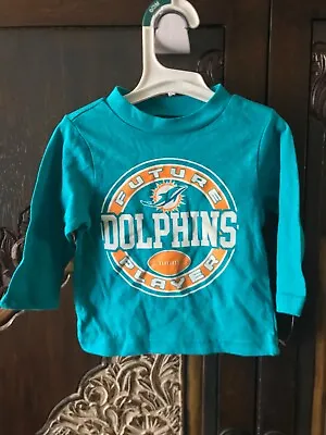 Miami Dolphins Long Sleeve Shirt 6/9 Months • $8