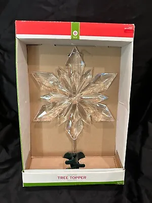 Acrylic  Star Snowflake Tree Topper * Nib* • $19.50