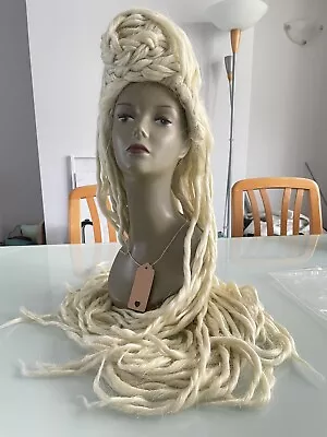 Rare Custom Blonde Super Extra Long Dreadlock Cosplay Wig Anime • £100