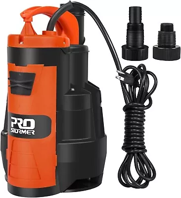 Sump Pump 3500 GPH 1HP Submersible Clean/Dirty Water Pump W/ Build-in Float • $57.61