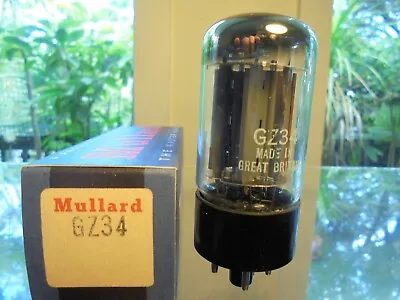 Mullard Gz34 New Old Stock In Box British Blackburn Vintage Tube Valve • $200