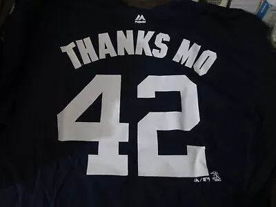 New York Yankees Baseball Thanks Mo Mariano Rivera 42 T-Shirt 2XL XXL New 2013 • $49.99