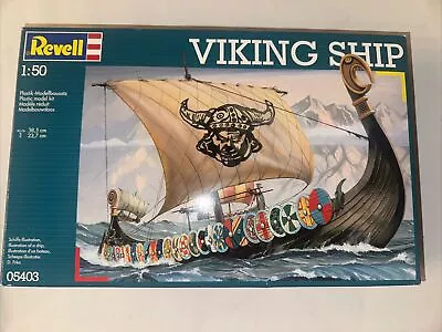 New 2007 Revell 1:50 Viking Ship  #05403 Model Kit Open Box Sealed Bags • $17.88