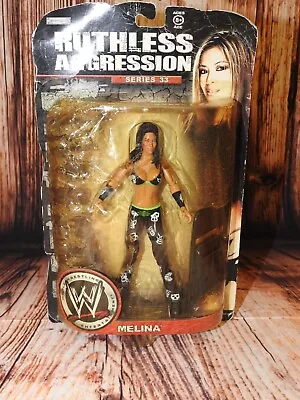 2007 Melina Perez Diva Ruthless Aggression Series 33 Action Figure WWE NOT MINT • $39.96